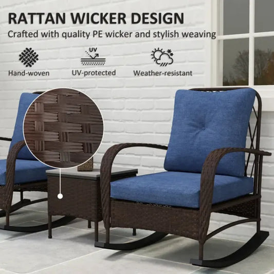 Rattan Wicker Chaise Lounge