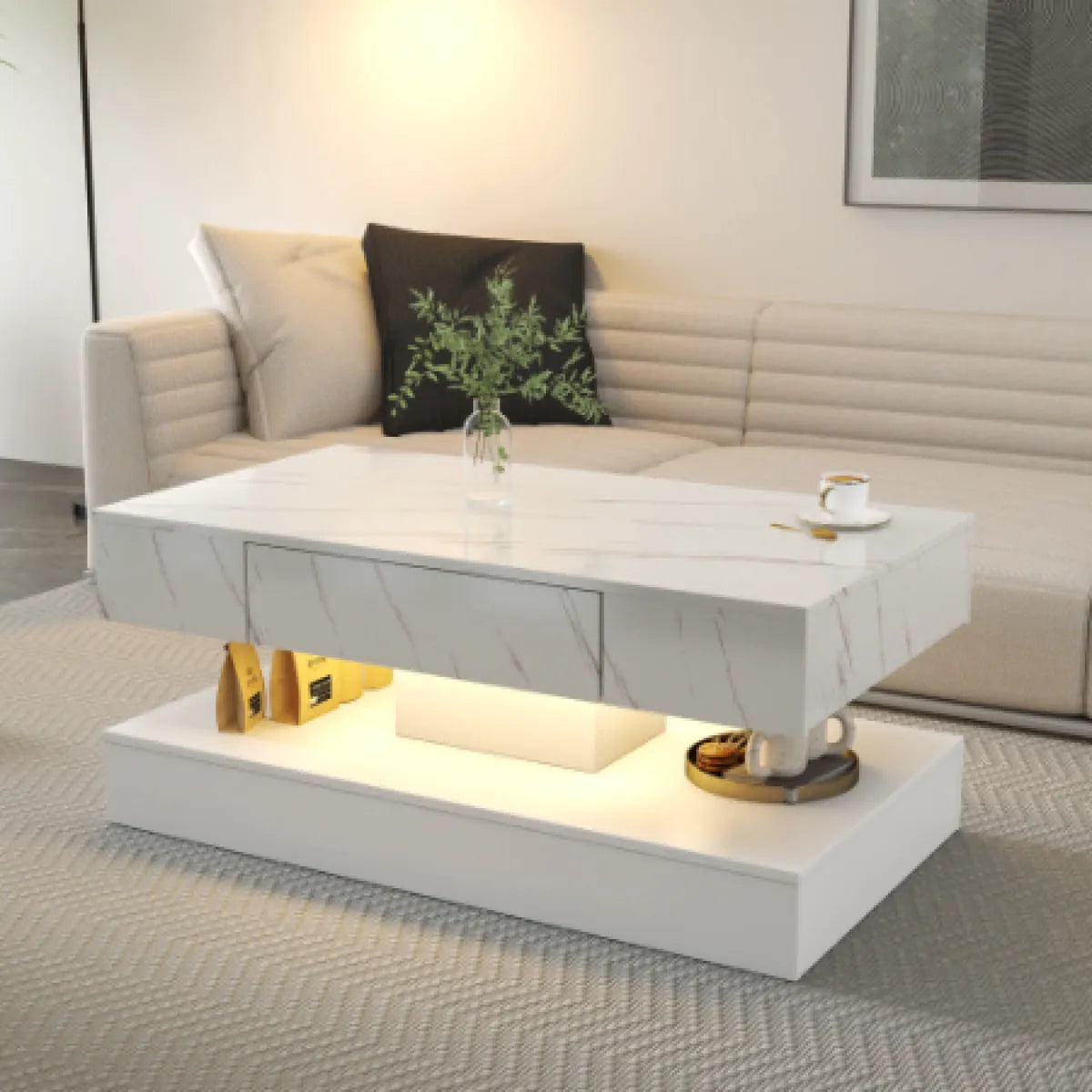 Modern LED Coffee Table