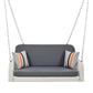 PE Wicker 2-Seater Swing