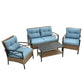 Rattan Wicker Outdoor Sofa Set