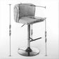 Adjustable Swivel PU Barstools
