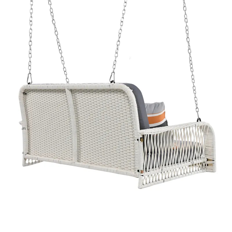 PE Wicker 2-Seater Swing